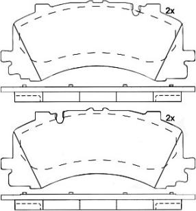 Brembo P 85 170 - Komplet Pločica, disk-kočnica www.molydon.hr