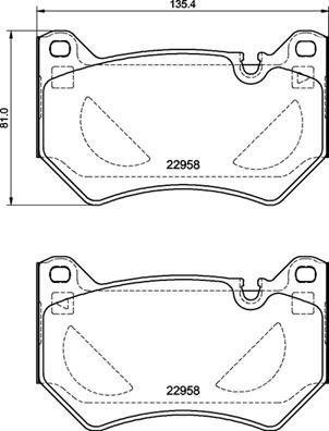 Brembo P 85 177 - Komplet Pločica, disk-kočnica www.molydon.hr