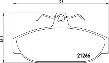 Brembo P 86 005 - Komplet Pločica, disk-kočnica www.molydon.hr