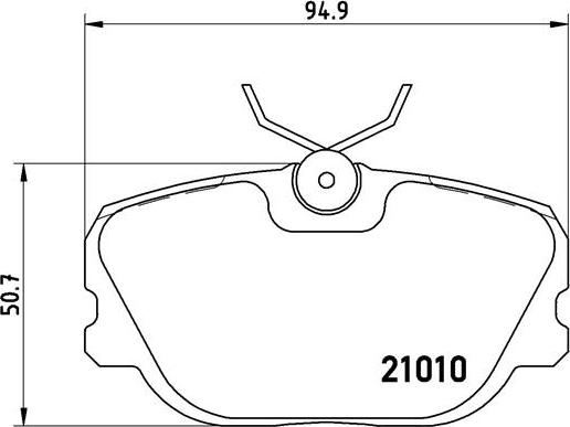 Brembo P 86 011 - Komplet Pločica, disk-kočnica www.molydon.hr