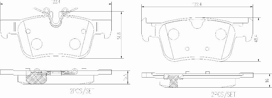 Brembo P86030N - Komplet Pločica, disk-kočnica www.molydon.hr