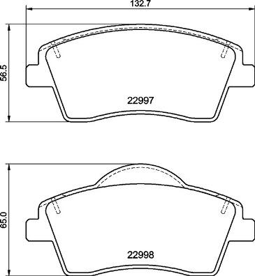 Brembo P 86 033 - Komplet Pločica, disk-kočnica www.molydon.hr