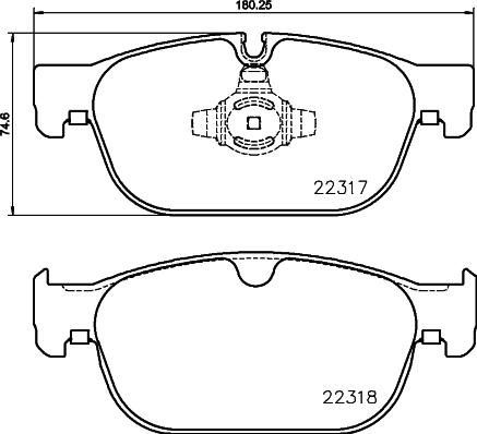 Brembo P 86 027 - Komplet Pločica, disk-kočnica www.molydon.hr