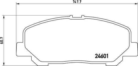 Brembo P 83 099 - Komplet Pločica, disk-kočnica www.molydon.hr