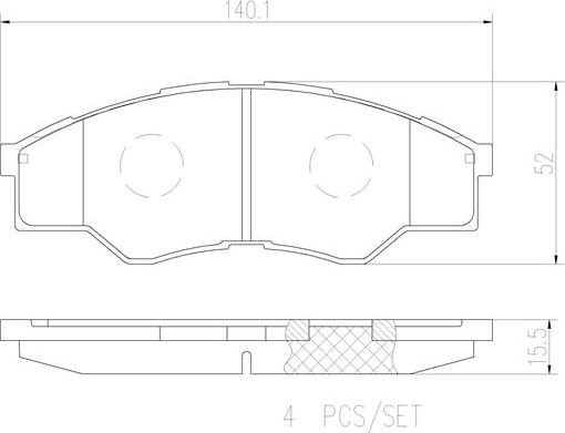 Brembo P83096N - Komplet Pločica, disk-kočnica www.molydon.hr