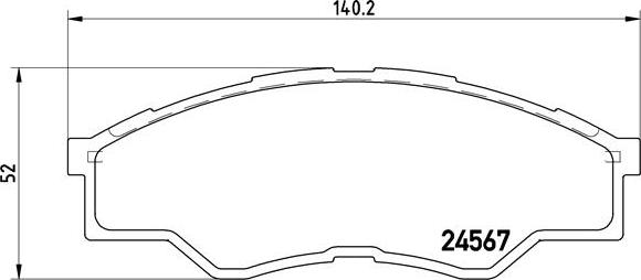 Brembo P 83 096 - Komplet Pločica, disk-kočnica www.molydon.hr