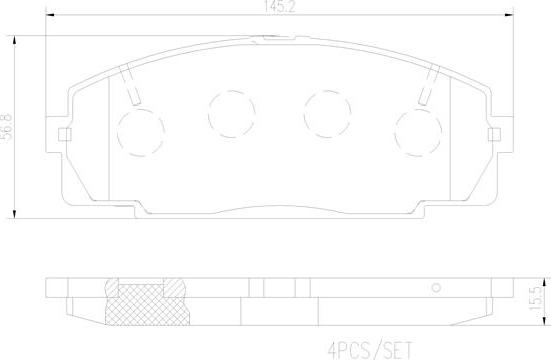 Brembo P83092N - Komplet Pločica, disk-kočnica www.molydon.hr