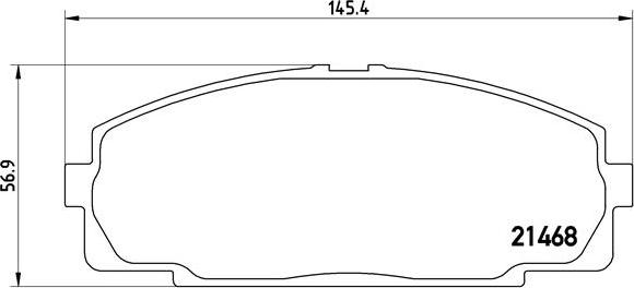 Brembo P 83 092 - Komplet Pločica, disk-kočnica www.molydon.hr