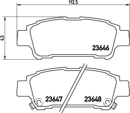 Brembo P 83 056 - Komplet Pločica, disk-kočnica www.molydon.hr