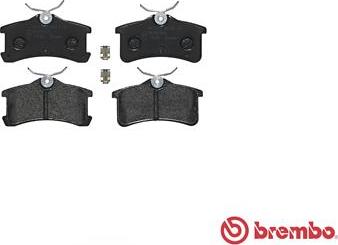 Brembo P 83 084 - Komplet Pločica, disk-kočnica www.molydon.hr