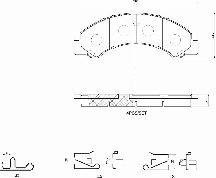 Brembo P83195N - Komplet Pločica, disk-kočnica www.molydon.hr