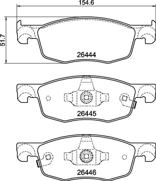 Brembo P 83 185 - Komplet Pločica, disk-kočnica www.molydon.hr