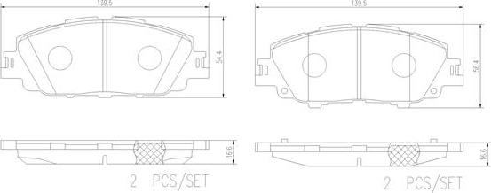 Brembo P83175N - Komplet Pločica, disk-kočnica www.molydon.hr