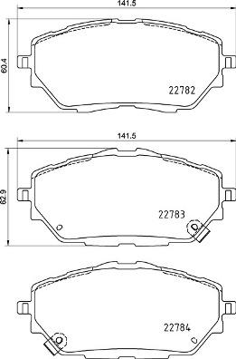 Brembo P 83 171 - Komplet Pločica, disk-kočnica www.molydon.hr