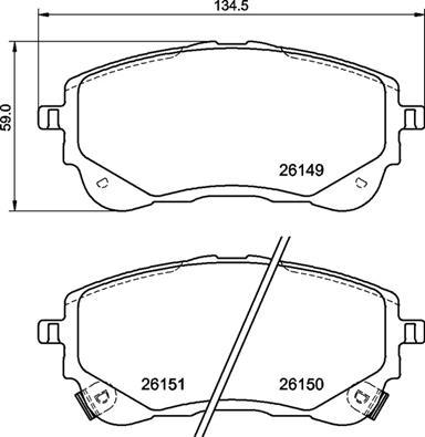 Brembo P 83 177 - Komplet Pločica, disk-kočnica www.molydon.hr