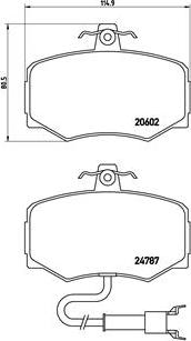 Brembo P 36 009 - Komplet Pločica, disk-kočnica www.molydon.hr