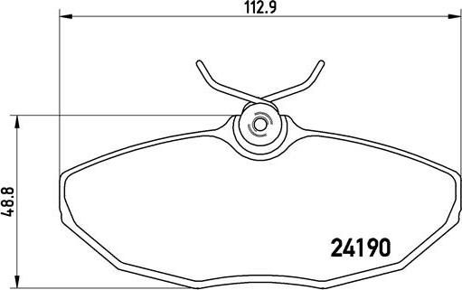 Brembo P 36 015 - Komplet Pločica, disk-kočnica www.molydon.hr