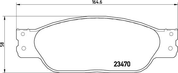 Brembo P 36 016 - Komplet Pločica, disk-kočnica www.molydon.hr