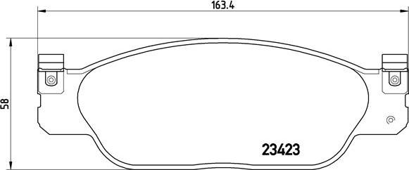 Brembo P 36 012 - Komplet Pločica, disk-kočnica www.molydon.hr