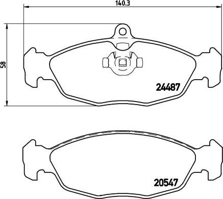 Brembo P 36 017 - Komplet Pločica, disk-kočnica www.molydon.hr