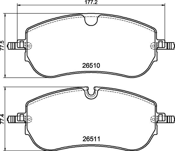 Brembo P 36 038 - Komplet Pločica, disk-kočnica www.molydon.hr