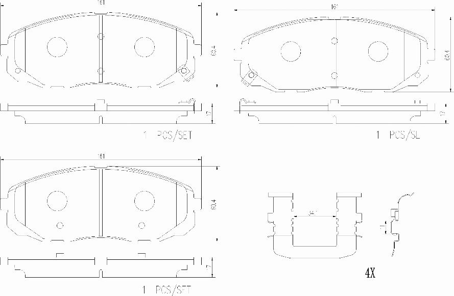 Brembo P30095N - Komplet Pločica, disk-kočnica www.molydon.hr