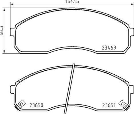 Brembo P 30 091 - Komplet Pločica, disk-kočnica www.molydon.hr