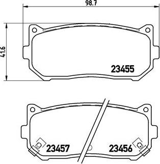 Brembo P 30 008 - Komplet Pločica, disk-kočnica www.molydon.hr