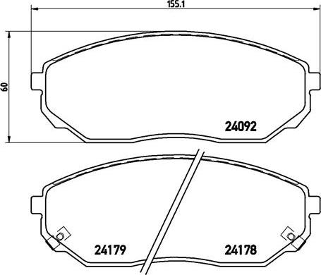 Brembo P 30 019 - Komplet Pločica, disk-kočnica www.molydon.hr