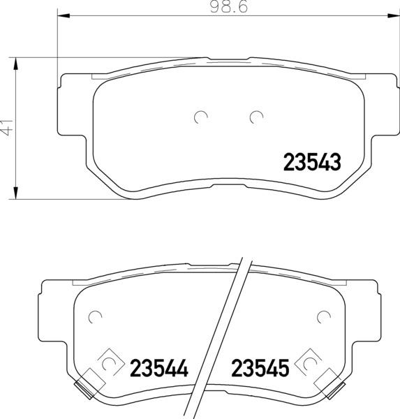 Brembo P 30 088 - Komplet Pločica, disk-kočnica www.molydon.hr