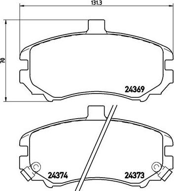 Brembo P30029N - Komplet Pločica, disk-kočnica www.molydon.hr