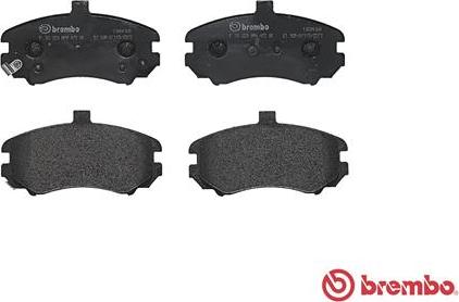 Brembo P 30 029 - Komplet Pločica, disk-kočnica www.molydon.hr