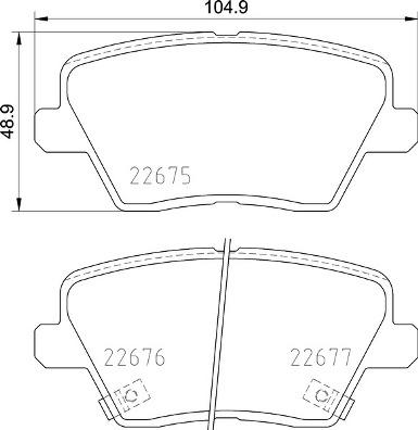 Brembo P 30 109 - Komplet Pločica, disk-kočnica www.molydon.hr