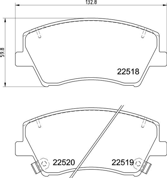 Brembo P 30 107E - Komplet Pločica, disk-kočnica www.molydon.hr