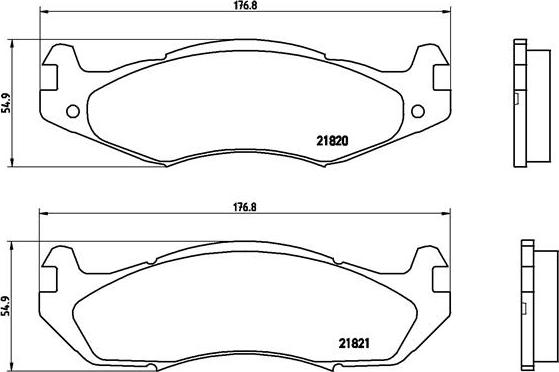 Brembo P 37 001 - Komplet Pločica, disk-kočnica www.molydon.hr