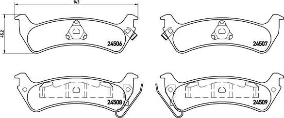 Brembo P 37 012 - Komplet Pločica, disk-kočnica www.molydon.hr