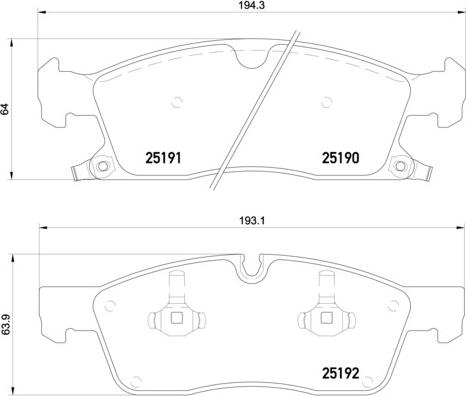 Brembo P 37 017X - Komplet Pločica, disk-kočnica www.molydon.hr