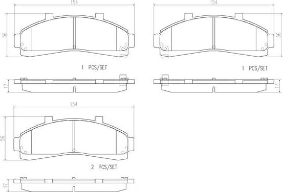 Brembo P 24 041 - Komplet Pločica, disk-kočnica www.molydon.hr