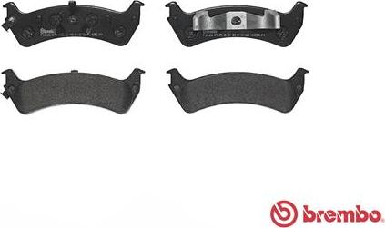 Brembo P 24 042 - Komplet Pločica, disk-kočnica www.molydon.hr