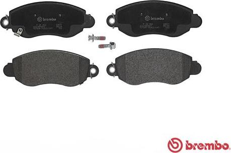 Brembo P 24 052 - Komplet Pločica, disk-kočnica www.molydon.hr