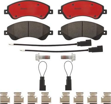 Brembo P24065N - Komplet Pločica, disk-kočnica www.molydon.hr