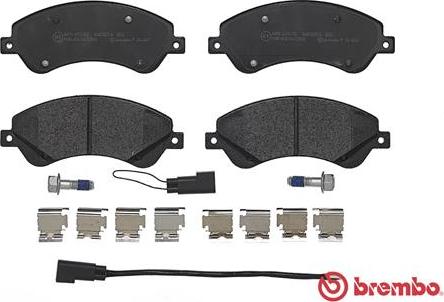 Brembo P 24 065 - Komplet Pločica, disk-kočnica www.molydon.hr