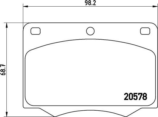 Brembo P 24 005 - Komplet Pločica, disk-kočnica www.molydon.hr