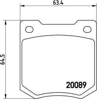 Brembo P 24 003 - Komplet Pločica, disk-kočnica www.molydon.hr