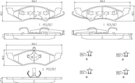 Brembo P24089N - Komplet Pločica, disk-kočnica www.molydon.hr