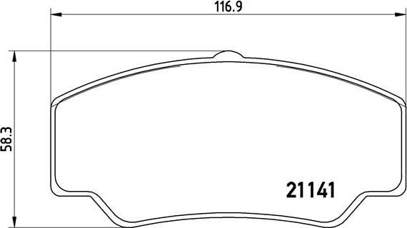 Brembo P 24 023 - Komplet Pločica, disk-kočnica www.molydon.hr