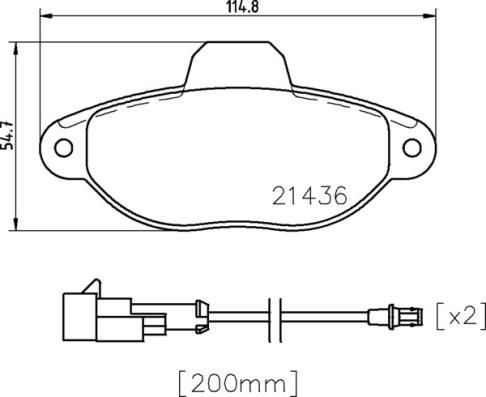 Brembo P 24 147X - Komplet Pločica, disk-kočnica www.molydon.hr