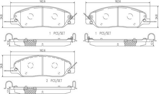 Brembo P24181N - Komplet Pločica, disk-kočnica www.molydon.hr