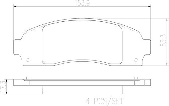 Brembo P24183N - Komplet Pločica, disk-kočnica www.molydon.hr