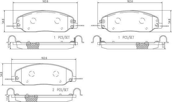 Brembo P24176N - Komplet Pločica, disk-kočnica www.molydon.hr